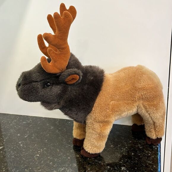 Reindeer Elk Deer Stuffed Animal plush toy. Size 15” - Picture 4 of 7